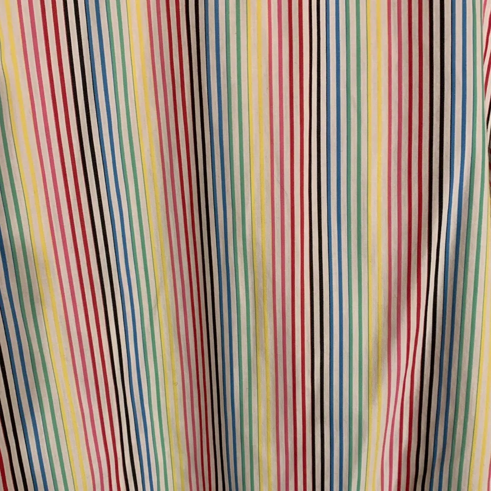 🌺 FOXCROFT Multicolored No-Iron Striped Shirt 12 - Picture 5 of 16